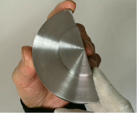 Gleichspannungstyp UT Kalibrierblock 1.0" & 2.0" Radius Scherewellen Abstand Kalibrierung Referenzblock für Ultraschallfehlerdetektor