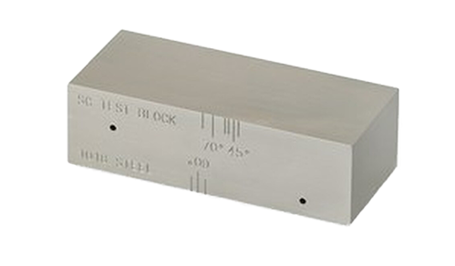 SC UT Empfindlichkeitsreferenzblock 0,905"×1,25"×3" NDT Kalibrierproben für die Empfindlichkeit von Scherewellen