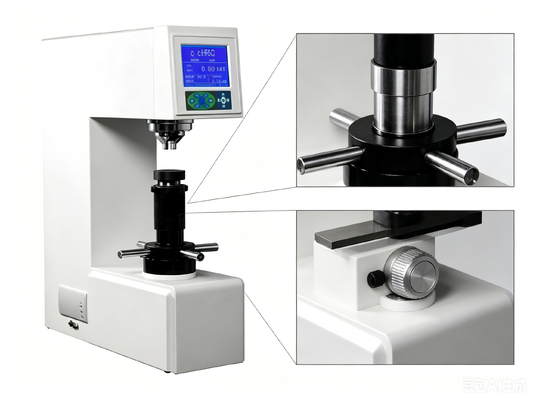 HR-150D Multifunctional High Accuracy Rockwell Hardness Tester Automatic Data Conversion Built-in Printer RS232 Output Industrial Metal Hardness Tester