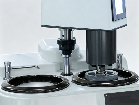 HPA-2000S Hochpräzisions-Metallographische Schleifmaschine Polisher 5-1000RPM Geschwindigkeit 6 Proben Batch-Schleifen Poliereinrichtung mit automatischem Tropfgerät