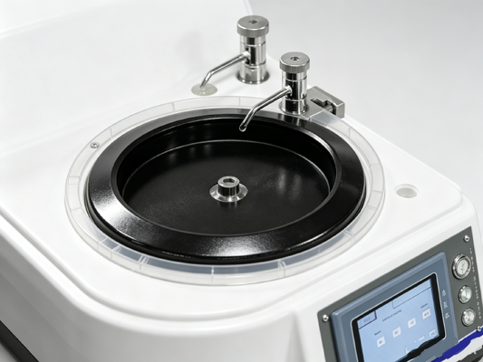 HPA-1SE Hochdrehmoment Metallurgische Schleifpoliermaschine φ254mm Scheibenschnellstart-Stop Metallographische Probenvorbereitungsmaschine