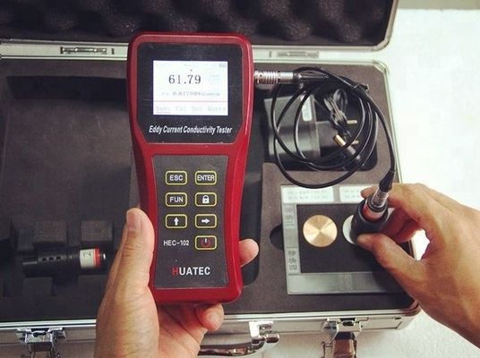 HEC-102 Nicht-Eisenmetalle Portable Eddy-Strom-Reinheitsmessgerät für elektrische Leitfähigkeit