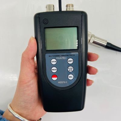 HG6378-3 3-Kanal 3D XYZ Piezoelektrischer Beschleuniger Breitfrequenz-Vibrationsmessgerät